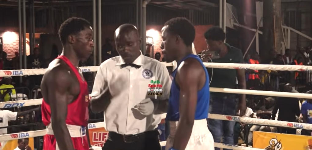 Nganda Samson vs Ssali Haruna—UBF National Intermediate Finals.